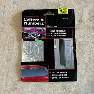 Letrz and Numberz Decals New
